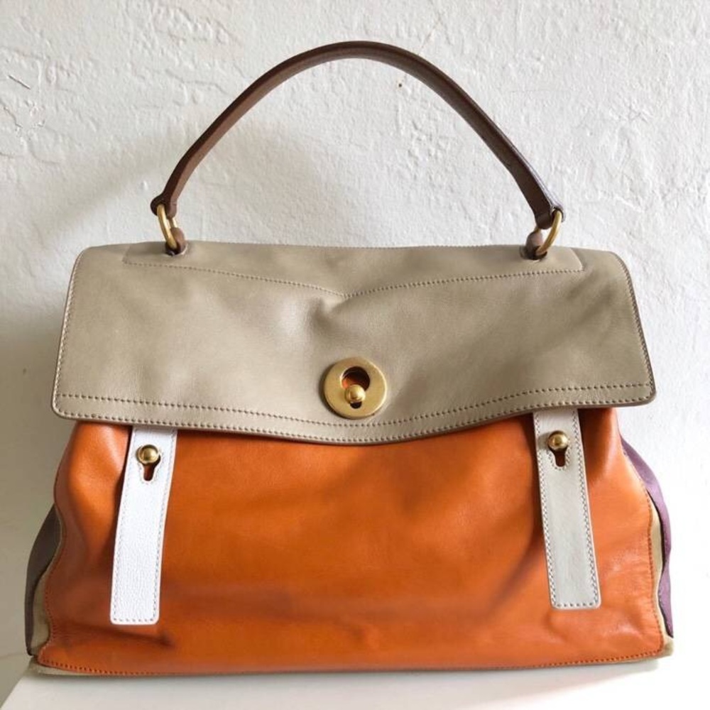 Yves Saint Laurent Muse Two Large leather tote
